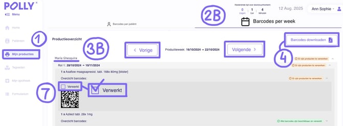 Barcodes per productieweek (2)
