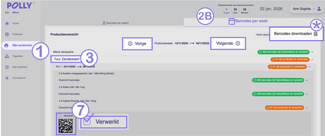 Barcodes per week (1)