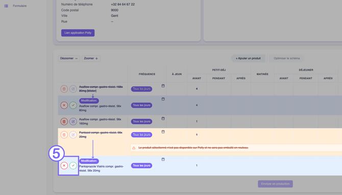 medicatieschema 3 FR